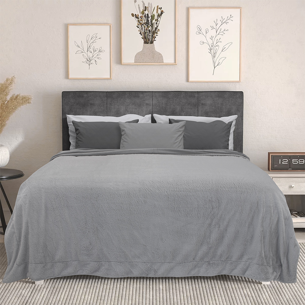 LINO ΚΟΥΒΕΡΤΑ HARE GREY 200X220