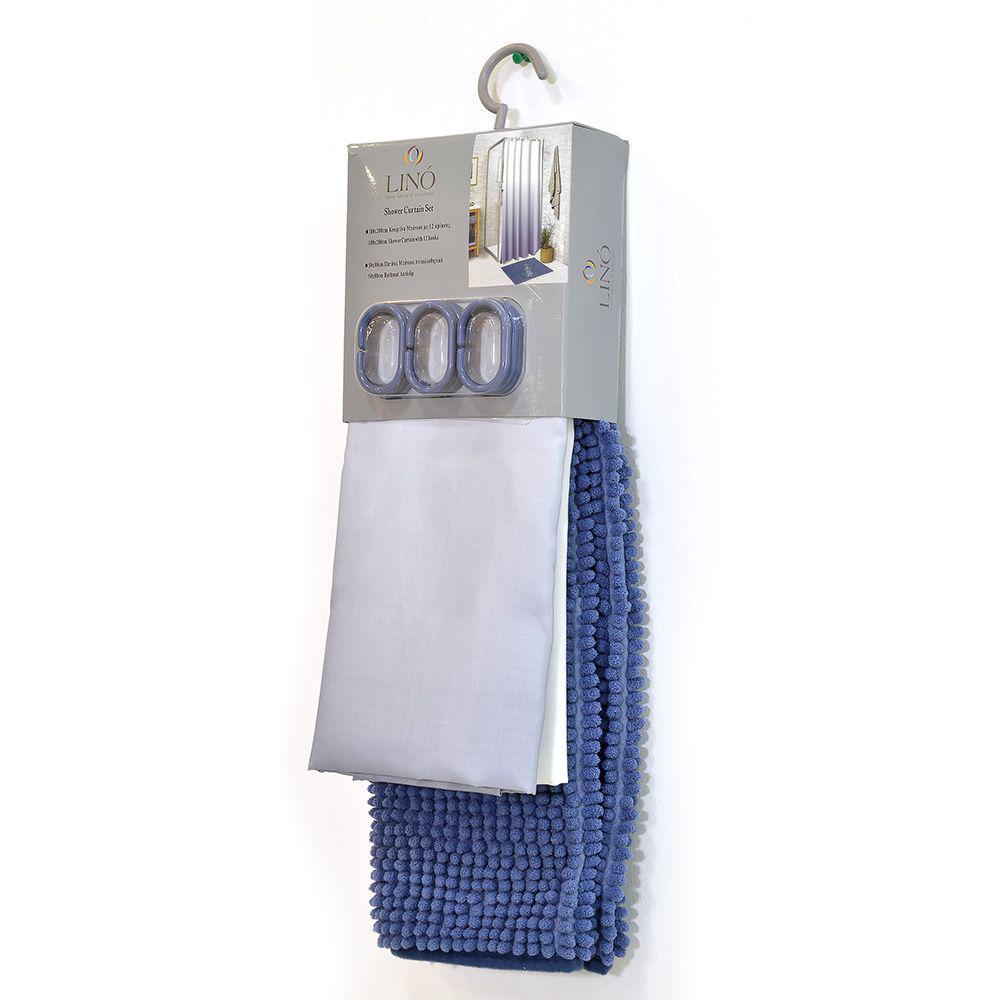 LINO ΚΟΥΡΤΙΝΑ ΜΠΑΝΙΟΥ NOMBRE DBLUE 180X200