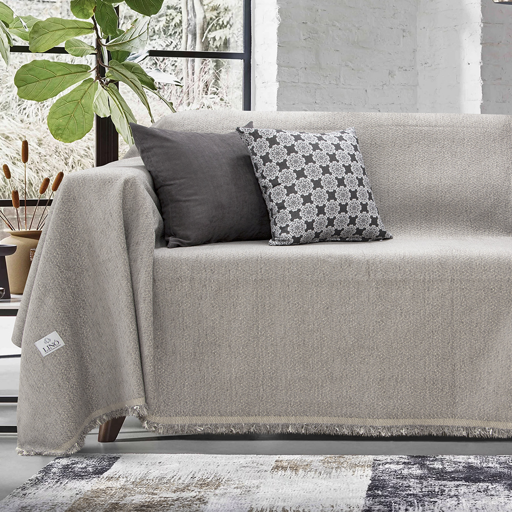 Ριχτάρι Πολυθρόνα 180x180 Lino Boxi L Grey