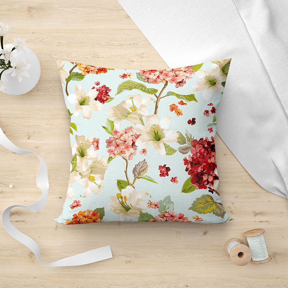 Μαξιλαροθήκη Διακοσμητική 45x45 Lino Campari 601 Ciel