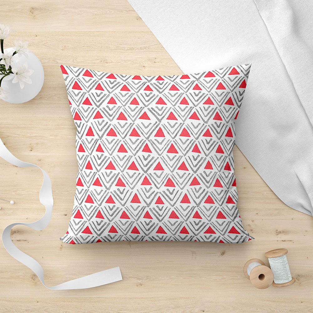 Μαξιλαροθήκη Διακοσμητική 45x45 Lino Tam 401 Red