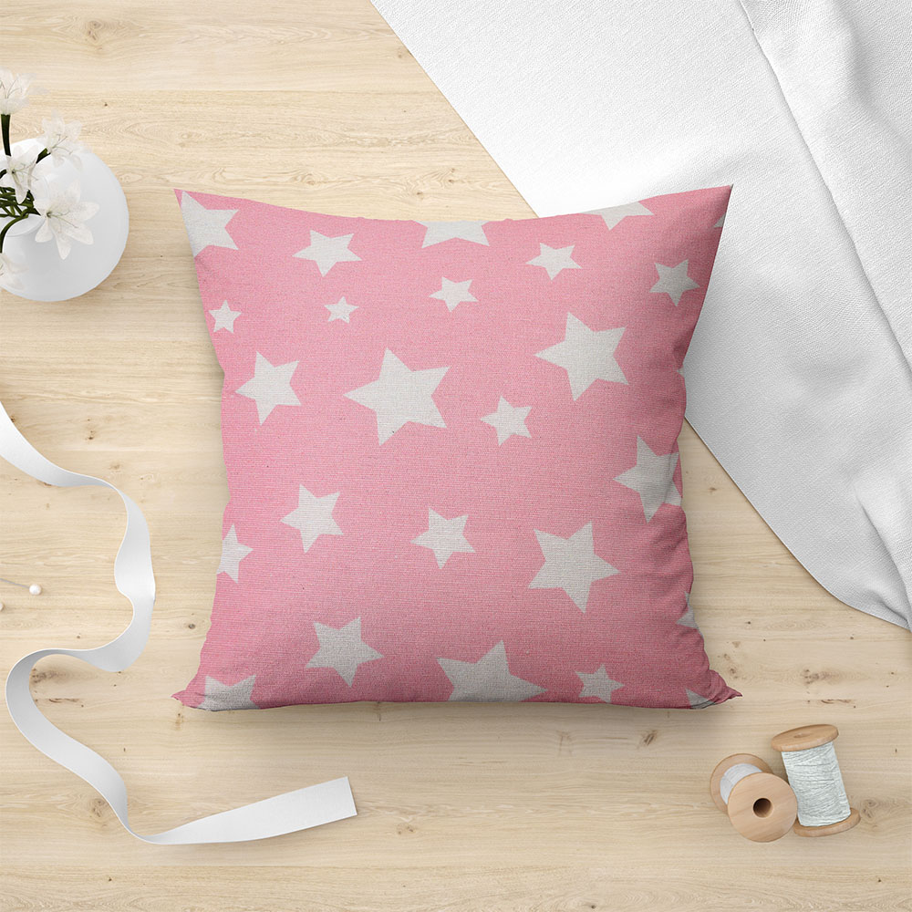 Μαξιλαροθήκη Διακοσμητική 45x45 Lino Stel 301 Pink