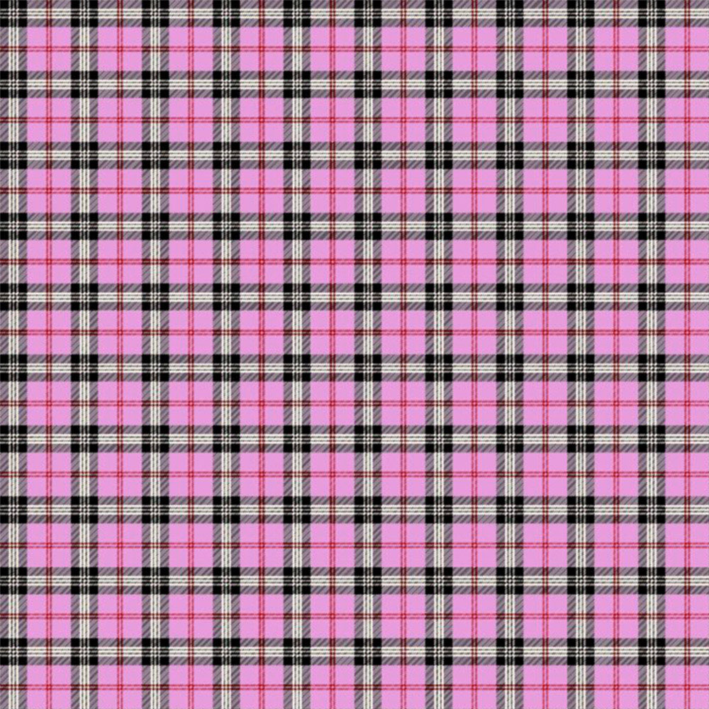 Μαξιλαροθήκη Διακοσμητική 45x45 Lino Tartan 301 Pink