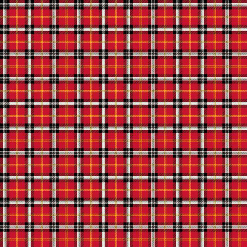 Μαξιλαροθήκη Διακοσμητική 45x45 Lino Tartan 401 Red
