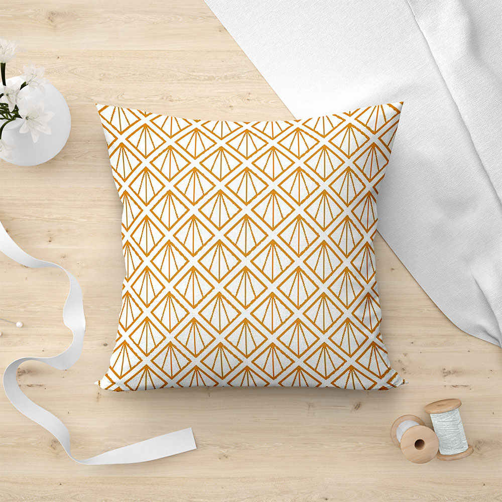 Μαξιλαροθήκη Διακοσμητική 45x45 Lino Mayabeque 201 Gold