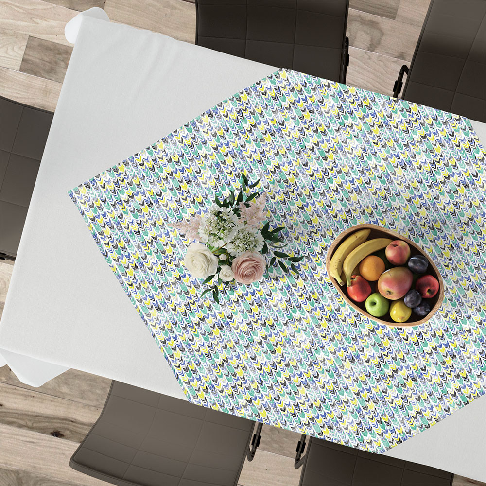 Καρέ 90x90 Lino Turqueta 601 Petrol