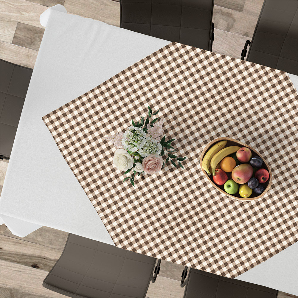 Καρέ 90x90 Lino Menorca 901 Brown