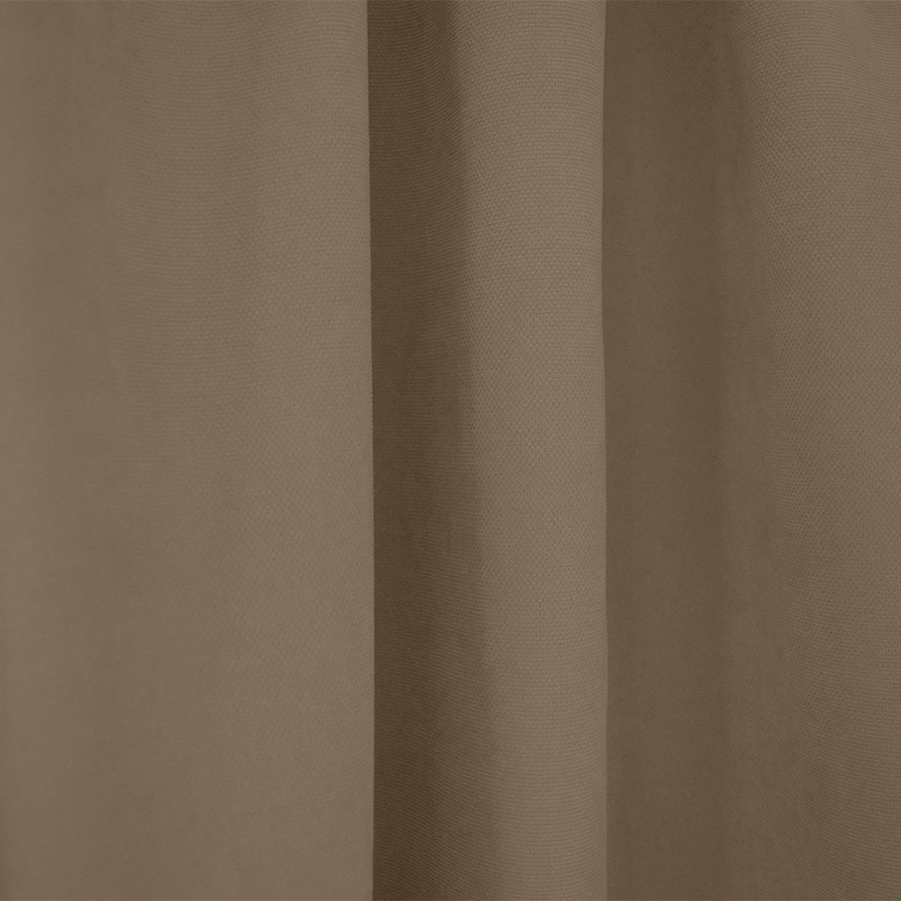 Κουρτίνα Με Τρέσα 140x280 Lino Renas 200 Coffee