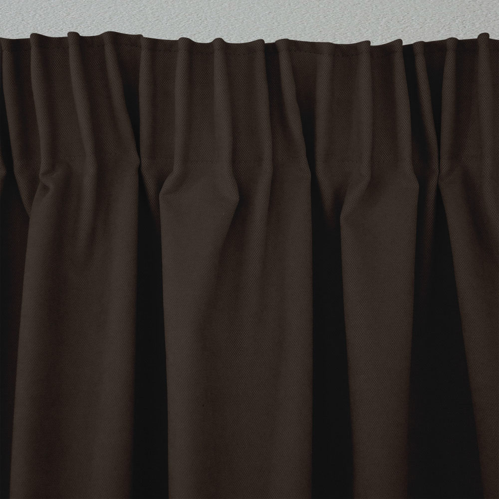 Κουρτίνα Με Τρέσα 140x280 Lino Renas 217 Brown