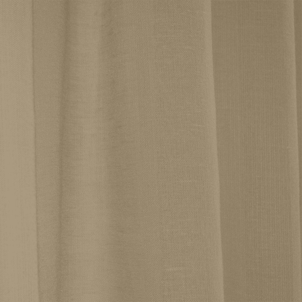Κουρτίνα Με Τρέσα 145x295 Lino Line  105 Coffee