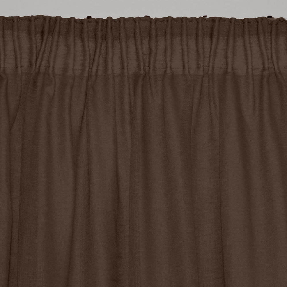 Κουρτίνα Με Τρέσα 145x295 Lino Line  902 Dbrown
