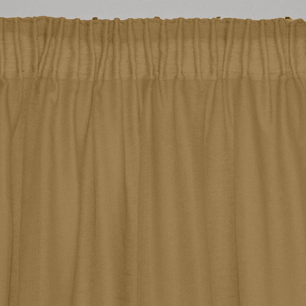Κουρτίνα Με Τρέσα 145x295 Lino Line  202 Gold
