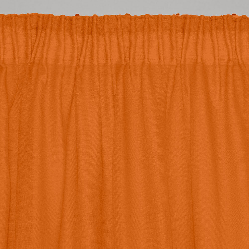 Κουρτίνα Με Τρέσα 145x295 Lino Line  503 Orange