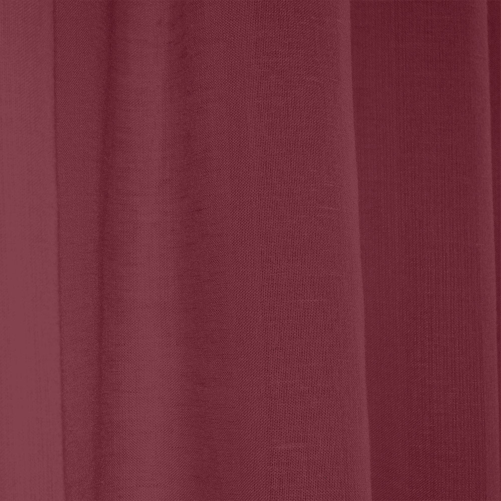 Κουρτίνα Με Τρέσα 145x295 Lino Line  402 Wine