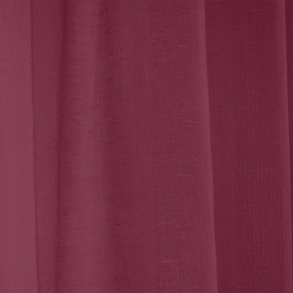 Κουρτίνα Με Τρέσα 145x295 Lino Line  304 Burgundy