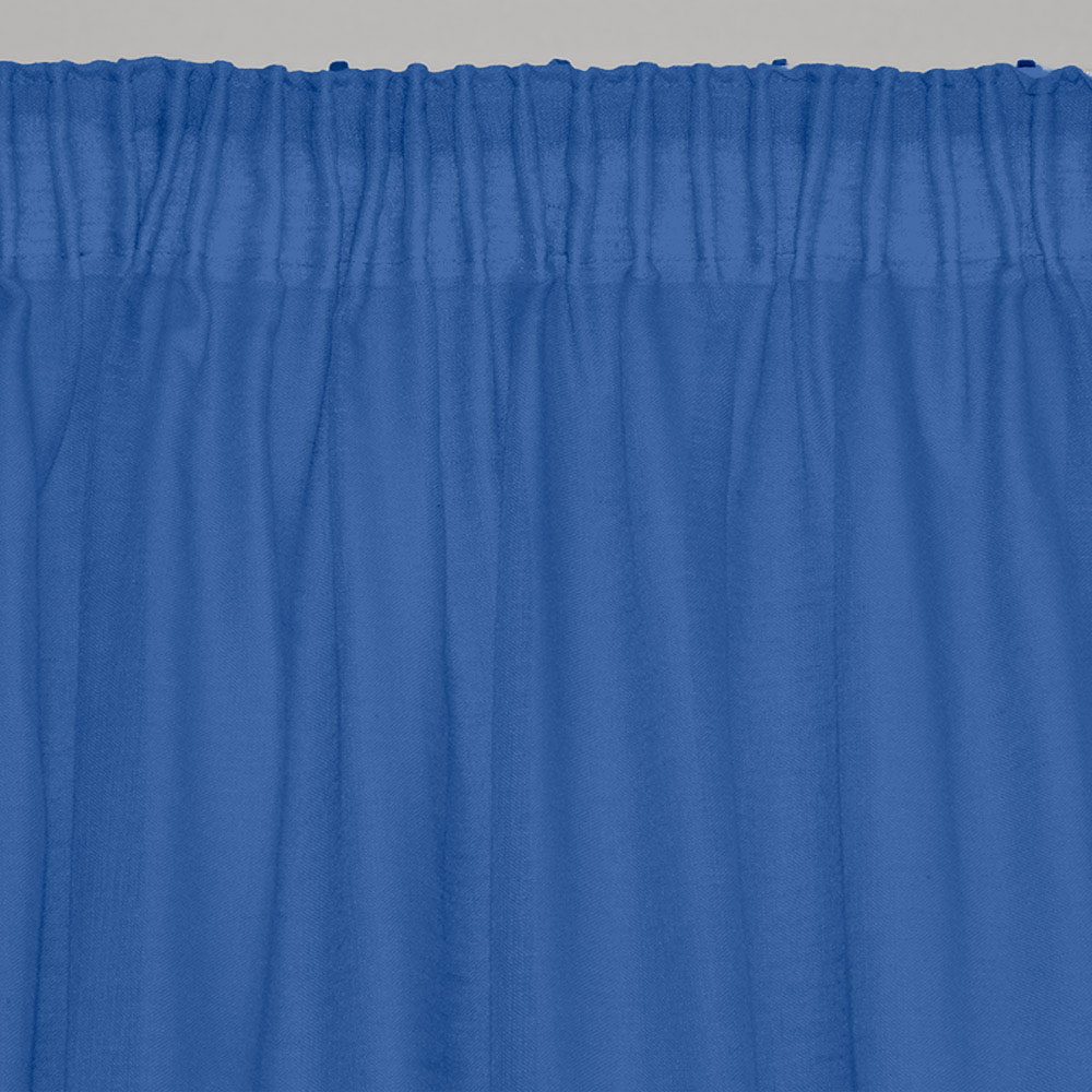 Κουρτίνα Με Τρέσα 145x295 Lino Line  604 Blue