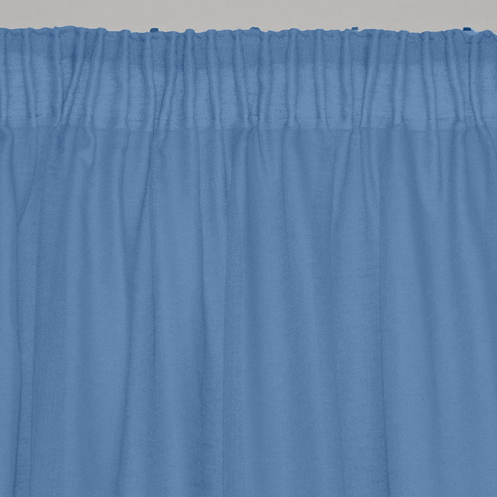 Κουρτίνα Με Τρέσα 145x295 Lino Line  603 Denim