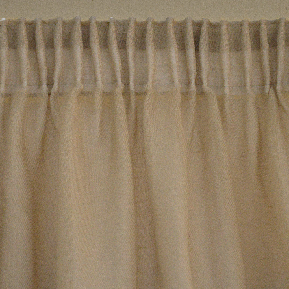 Κουρτίνα Με Τρέσα 300x295 Lino Line 106 Camel