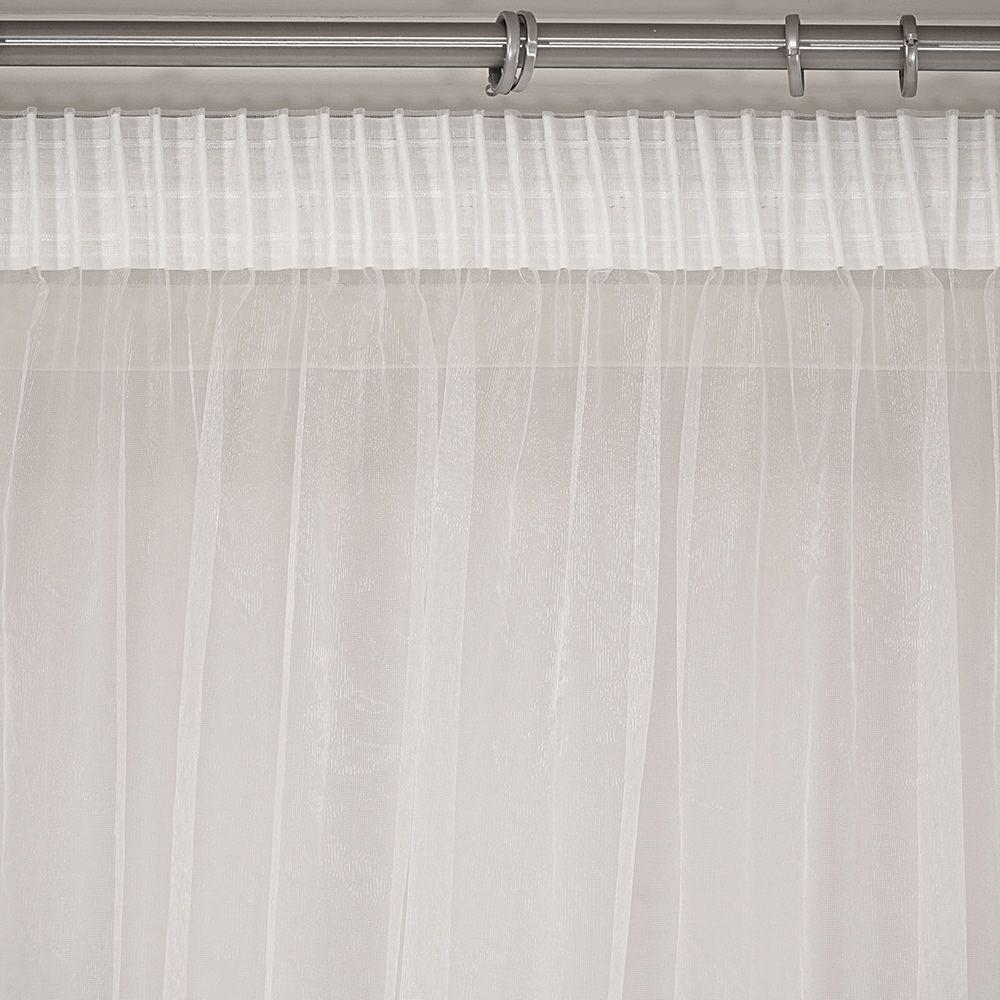 LINO ΚΟΥΡΤΙΝΑ RESIO WHITE ΜΕ ΤΡΕΣΑ 280X300