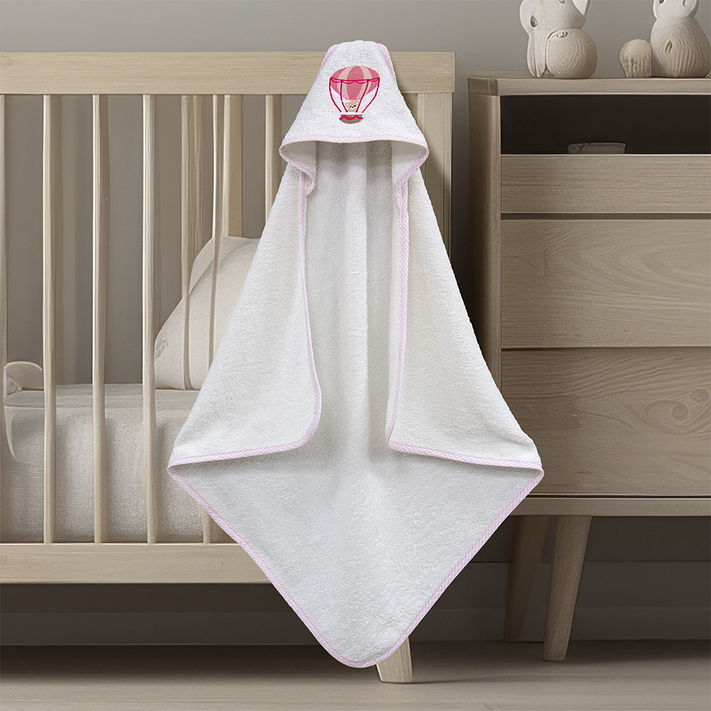 LINO ΚΑΠΑ PALONCINO WHITE/PINK 75X75