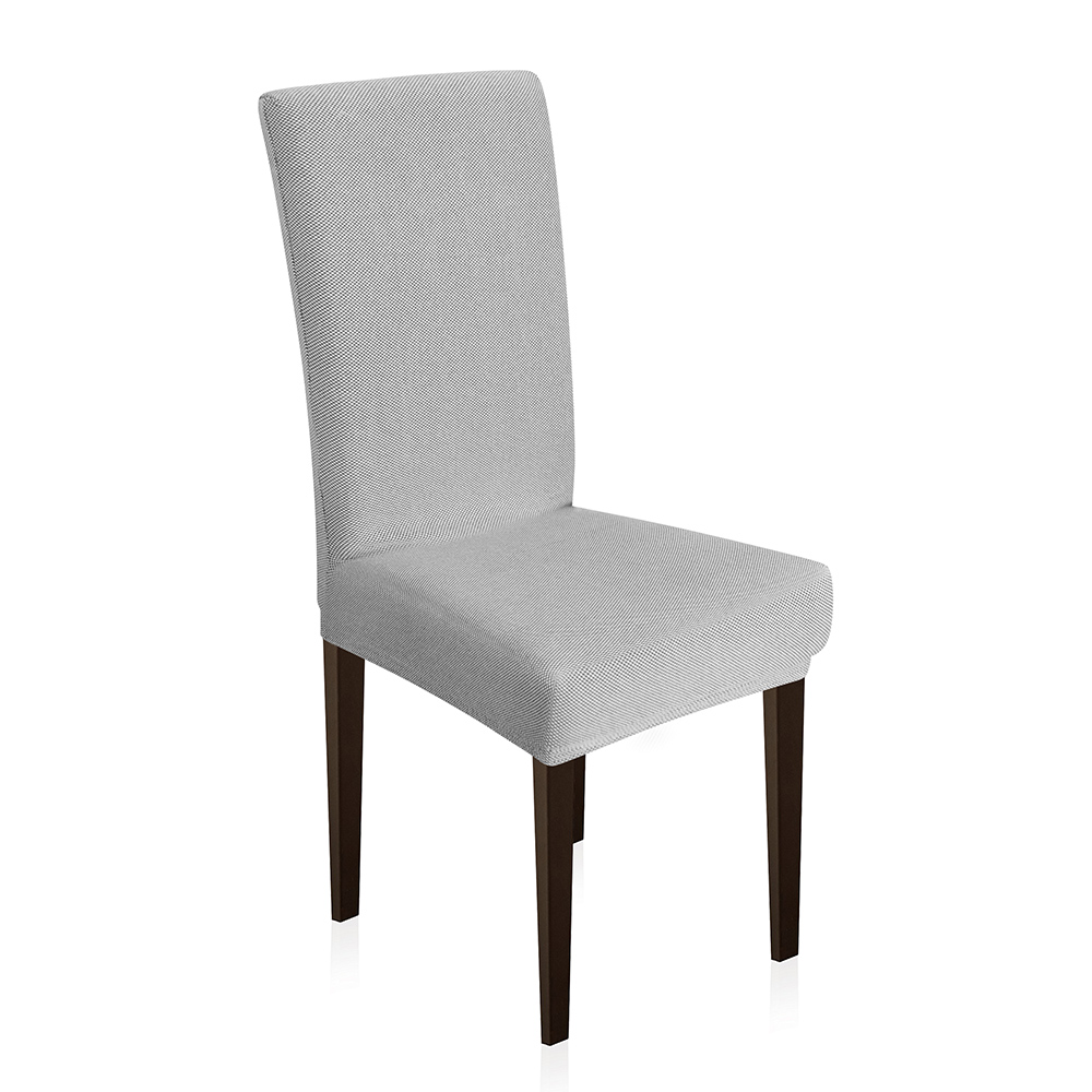 LINO Κάλυμμα Καρέκλας Ελαστικό Elegance Ανοιχτό Γκρι