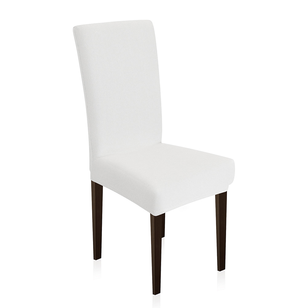 LINO Κάλυμμα Καρέκλας Ελαστικό Elegance Λευκό