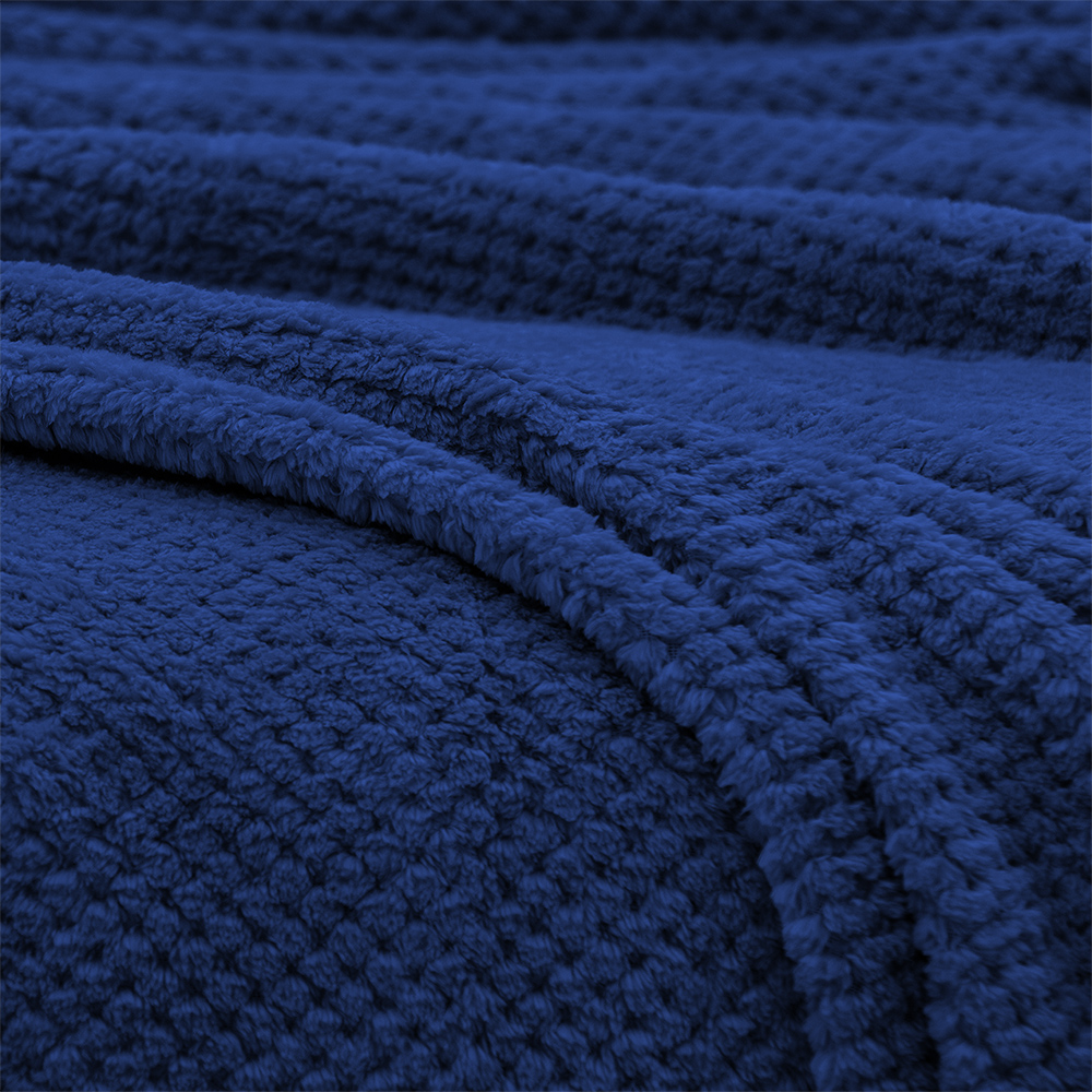 LINO Κουβέρτα Υπέρδιπλη (220x240) Fleece Napnest Σκούρο Μπλε