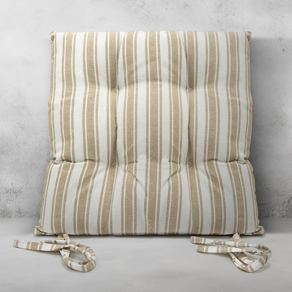 LINO Μαξιλάρι Καρέκλας Nubbie 40x40+5 Μπεζ