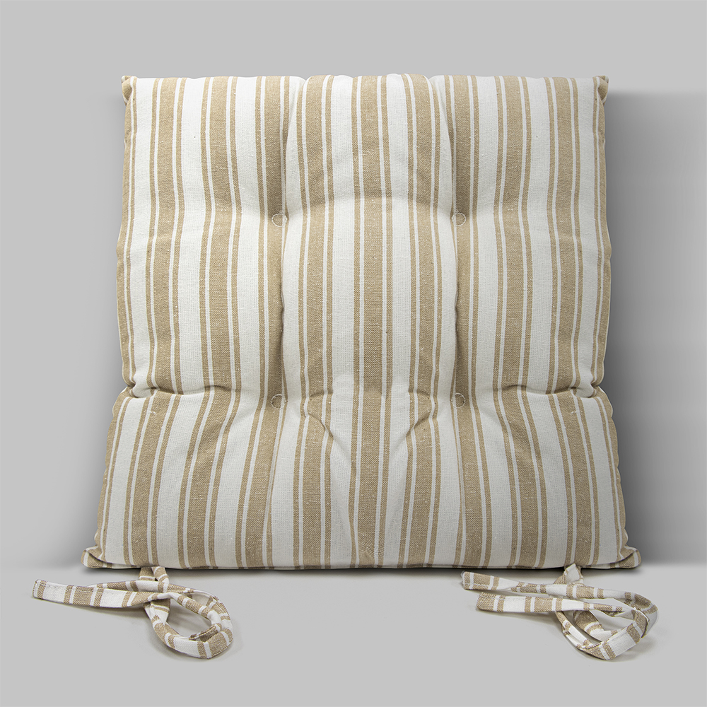 LINO Μαξιλάρι Καρέκλας Nubbie 40x40+5 Μπεζ