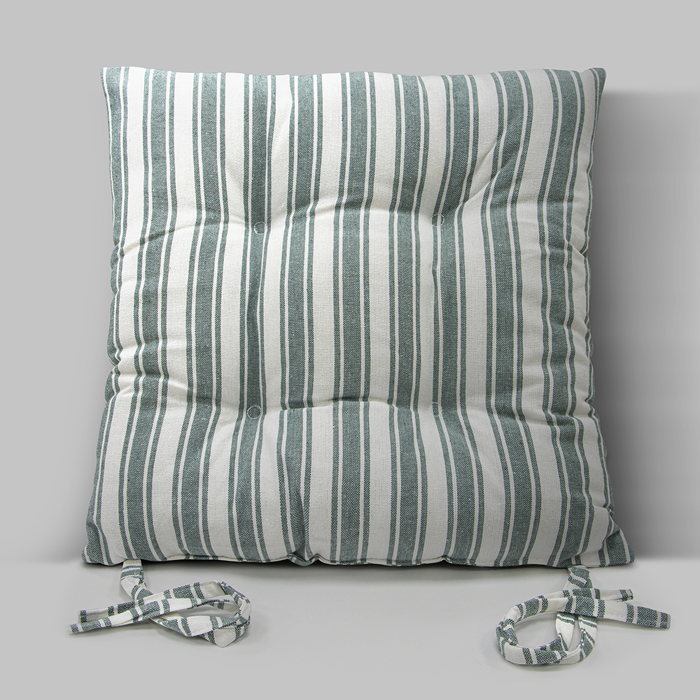 LINO Μαξιλάρι Καρέκλας Nubbie 40x40+5 Πράσινο