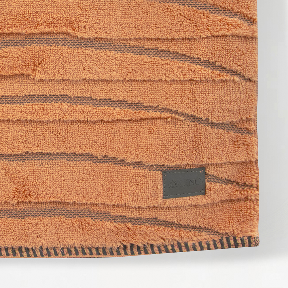 LINO Πετσέτα Χεριών (40x60) Loomline Ροδί