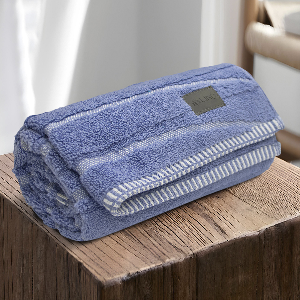 LINO Πετσέτα Προσώπου (50x100) Loomline Ντένιμ