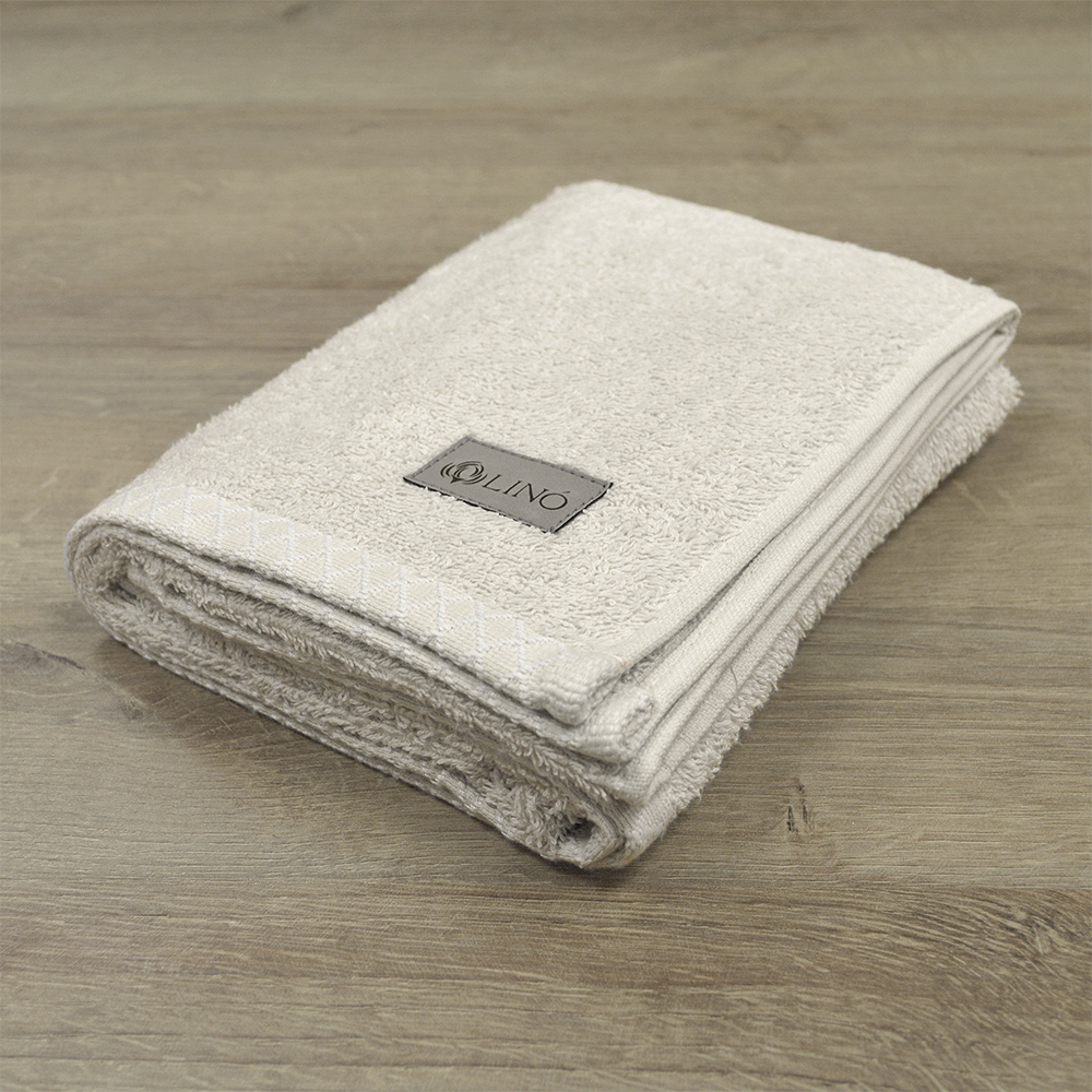 LINO Πετσέτα Προσώπου (50x90) Marley Άμμου