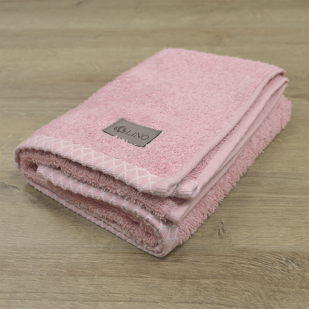 LINO Πετσέτα Προσώπου (50x90) Marley Κοραλί