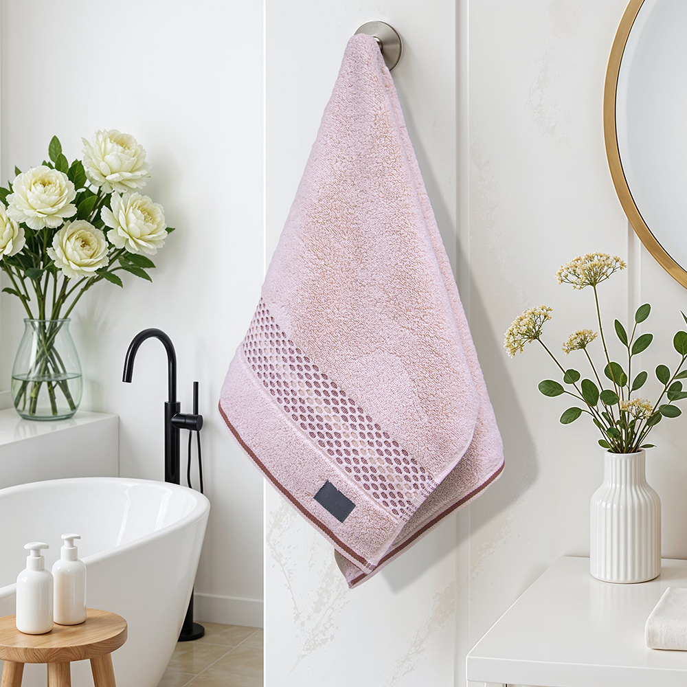 LINO Πετσέτα Προσώπου (50x90) Igalo Ροζ