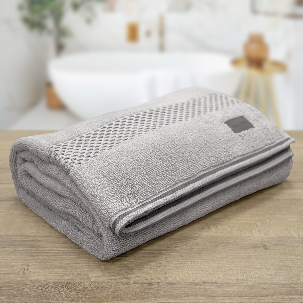 LINO Πετσέτα Σώματος (70x140) Igalo Ασημί