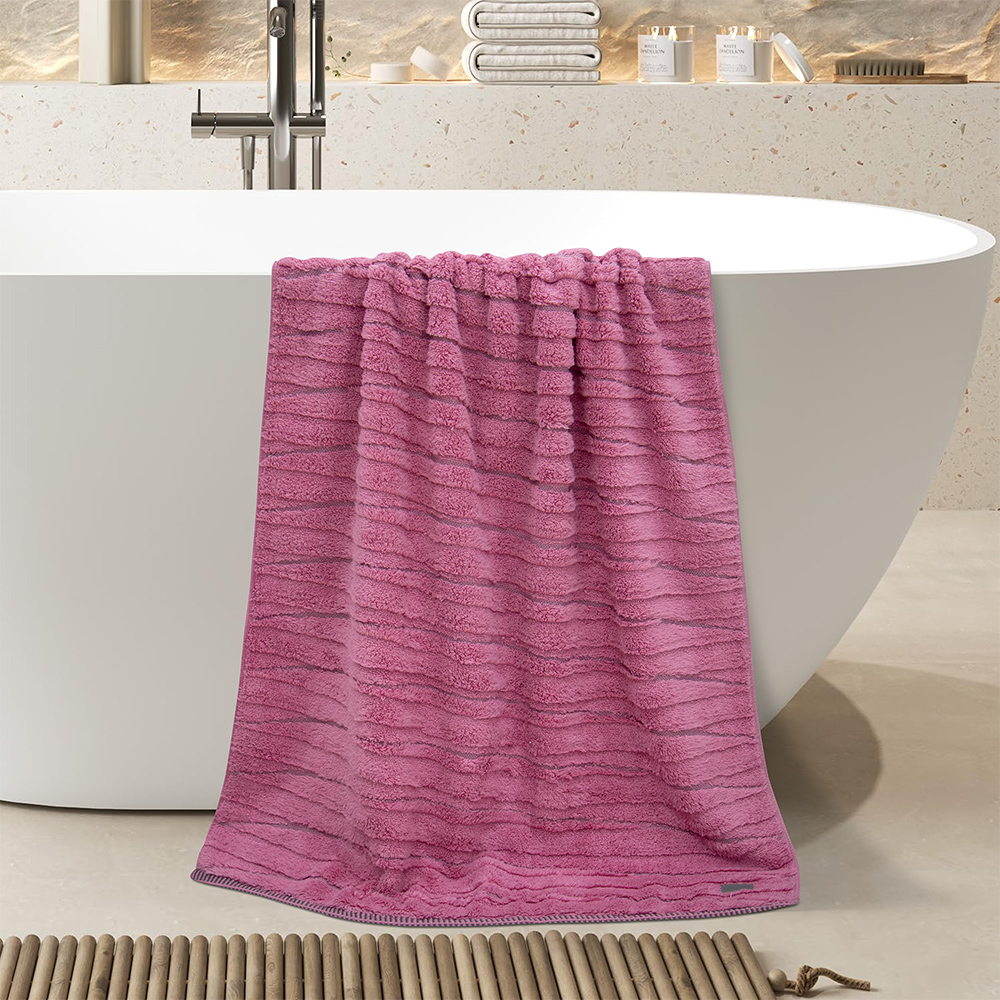 LINO Πετσέτα Σώματος (80x150) Loomline Κοραλί