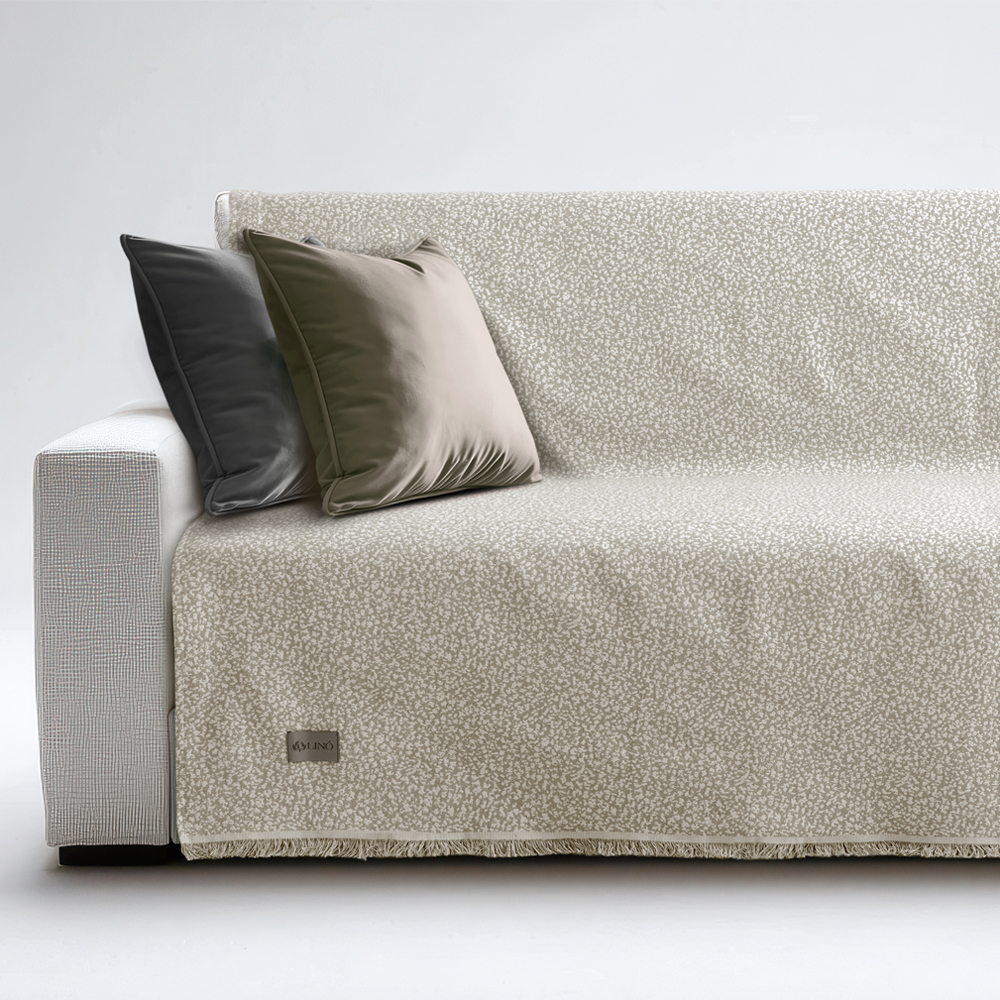 LINO Ριχτάρι Πολυθρόνας (180x180) Avorio Μπεζ