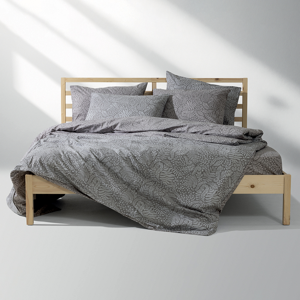 LINO Σετ Παπλωματοθήκη Μονή (160X240) Beliz Γκρι