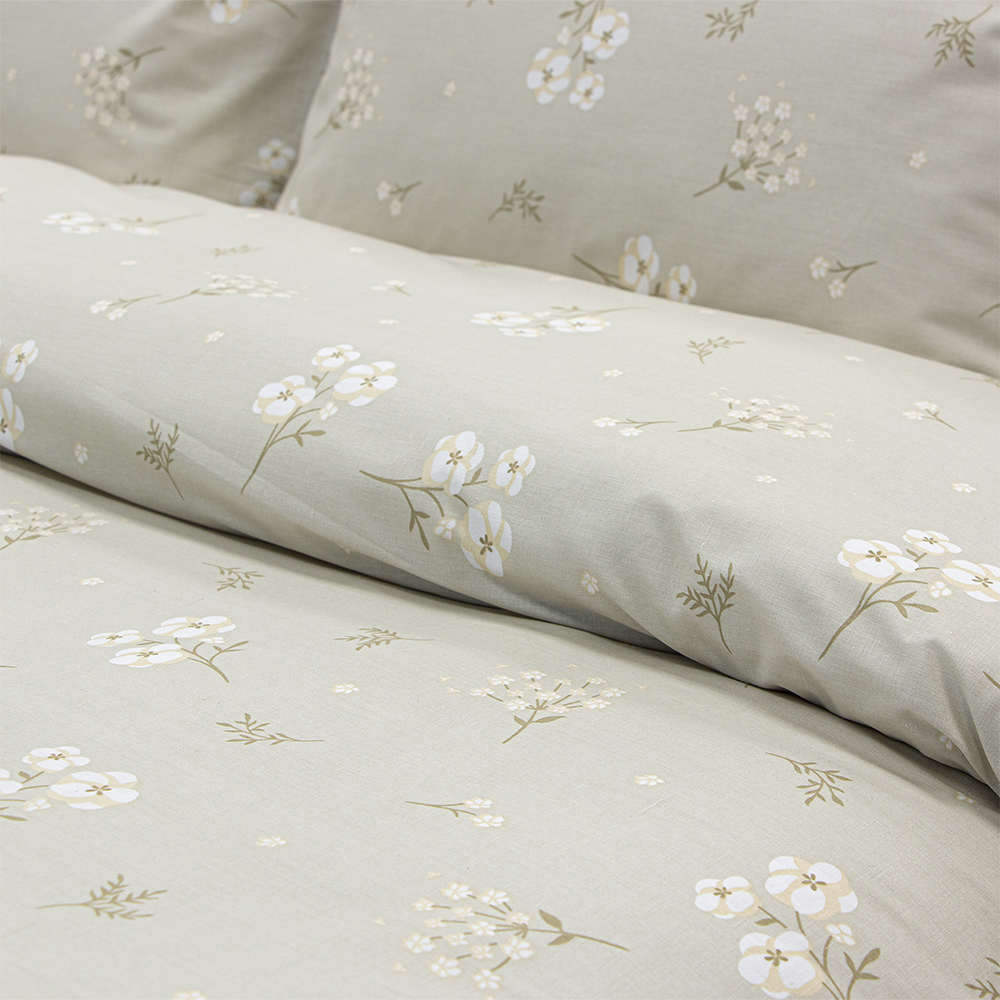 LINO Σετ Παπλωματοθήκη Μονή (165x245) Diminuto Μπεζ