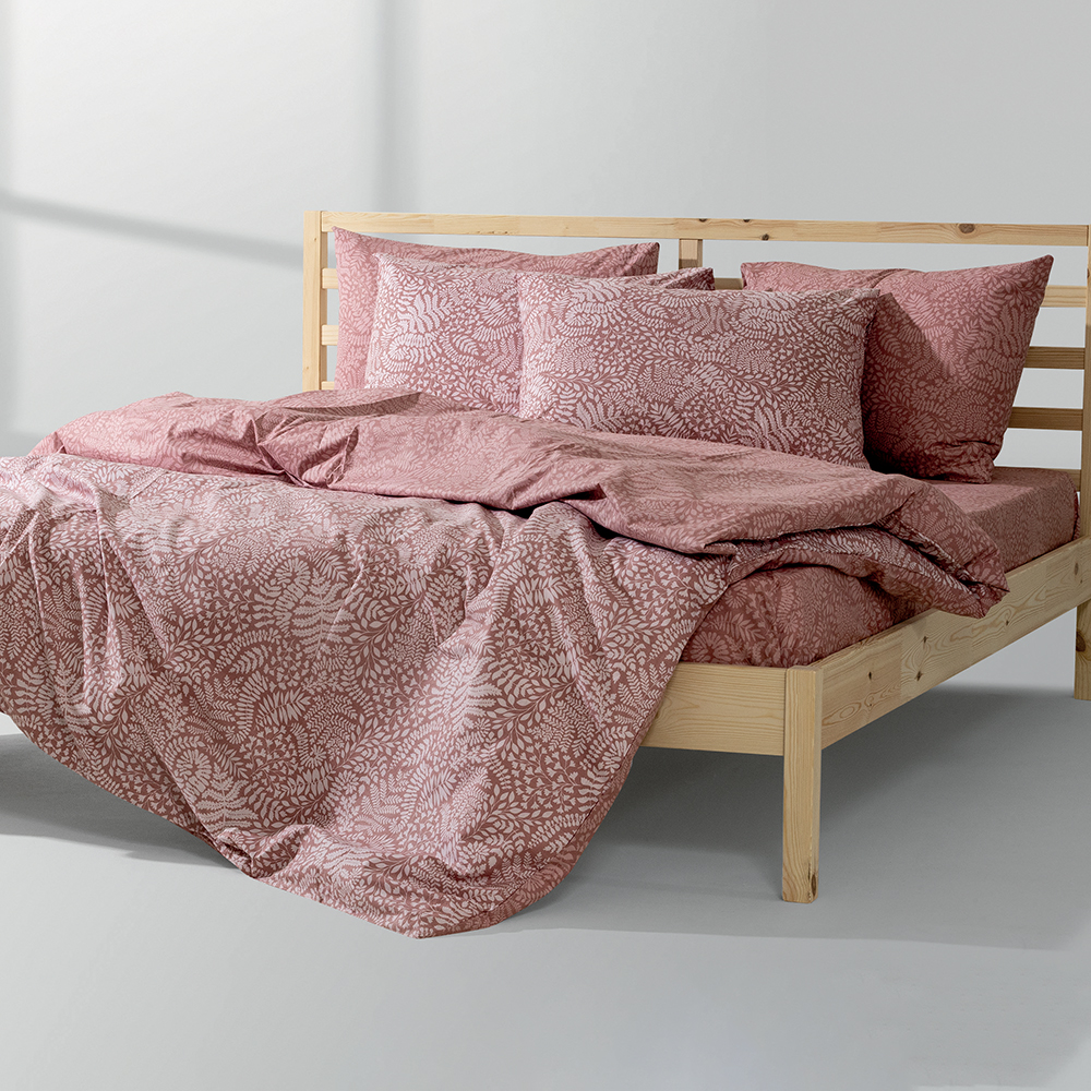 LINO Σετ Παπλωματοθήκη Υπέρδιπλη (220X240) Beliz Dusty Pink
