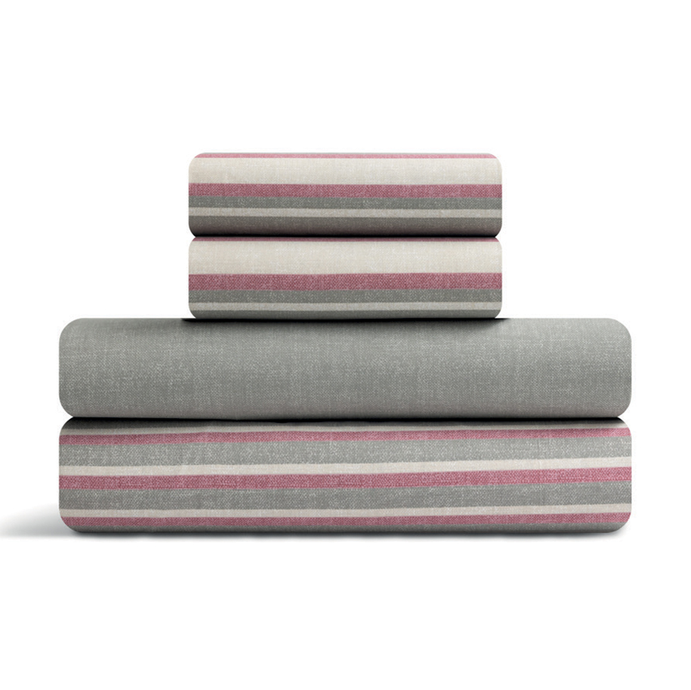 LINO Σετ Παπλωματοθήκη Υπέρδιπλη (220X240) Madison Dusty Pink