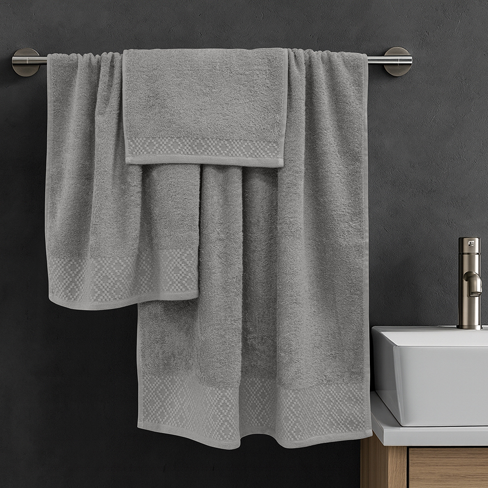 LINO Σετ πετσέτες 3τμχ (30x50,50x90,70x140) Serapha Μόκα