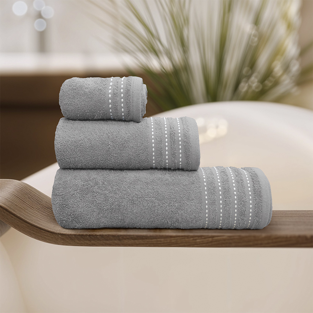 LINO Σετ πετσέτες 3τμχ (30x50,50x90,70x140) Veluva Μόκα