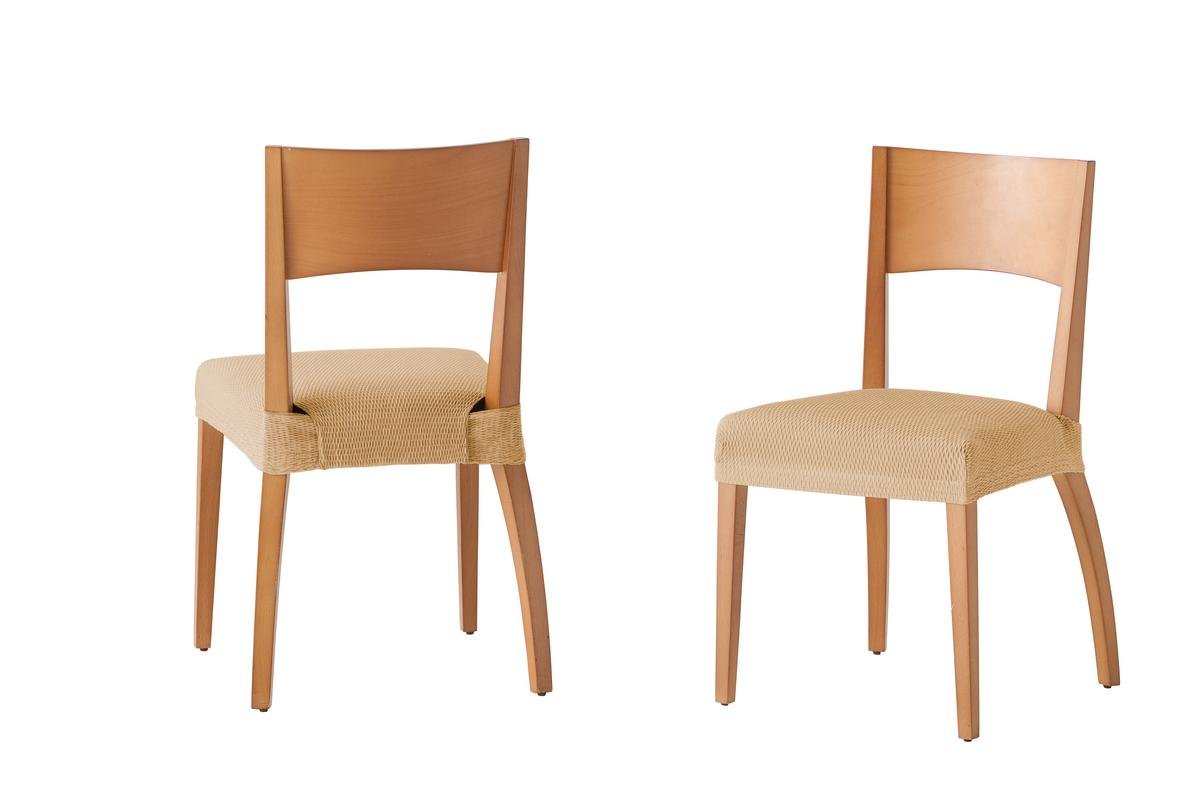 Σετ (2 Τμχ) Ελαστικά Καλύμματα Καπάκια Καρεκλών Tunez Μπεζ 40x50 Σετ (2 Τμχ) Ελαστικά Καλύμματα Καπάκια Καρεκλών Tunez Μπεζ 40x50