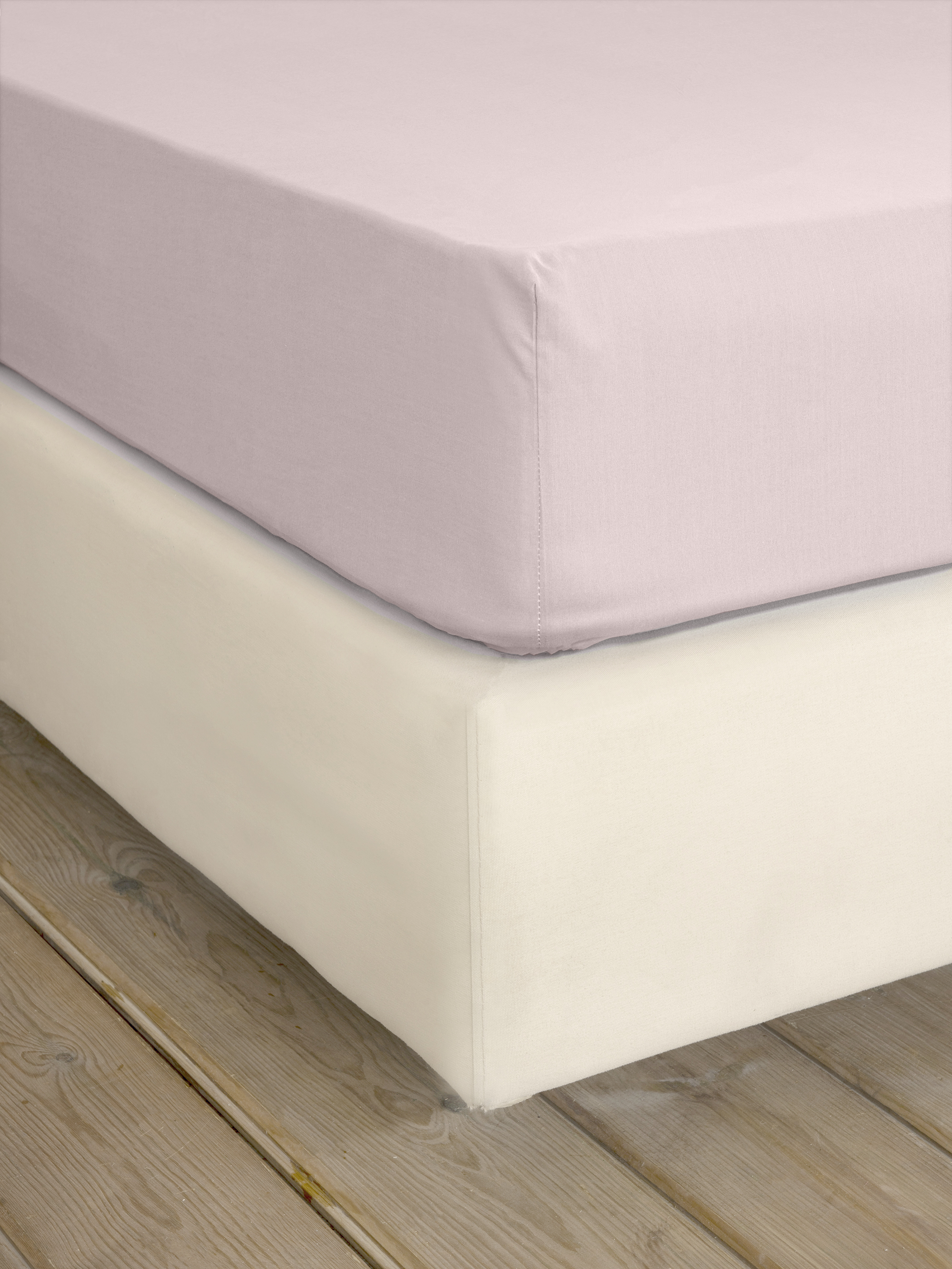 Σεντόνι Γίγας με Λάστιχο Superior Satin - Smoked Rose