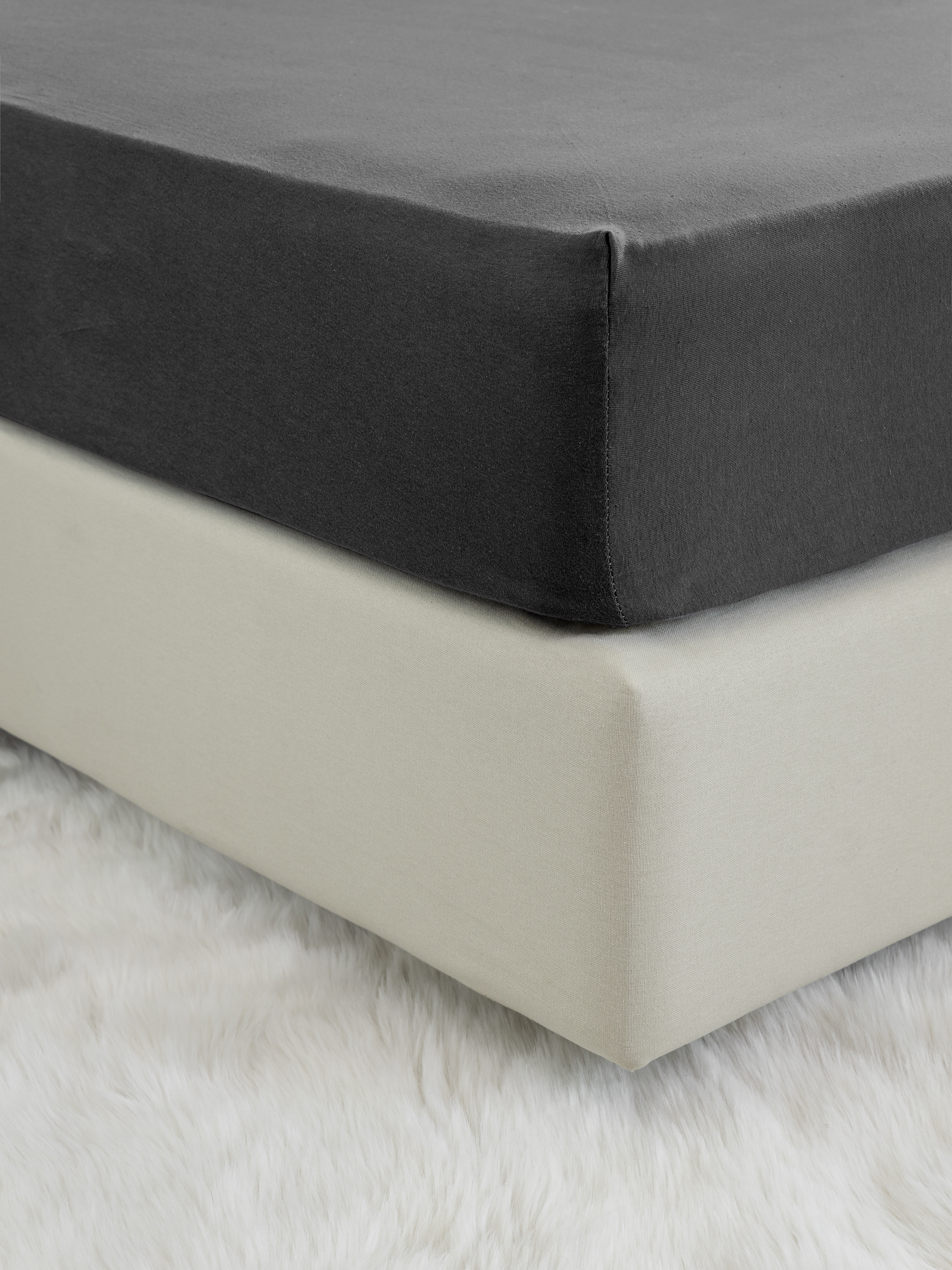 Σεντόνι Ημίδιπλο με Λάστιχο - Tender Black