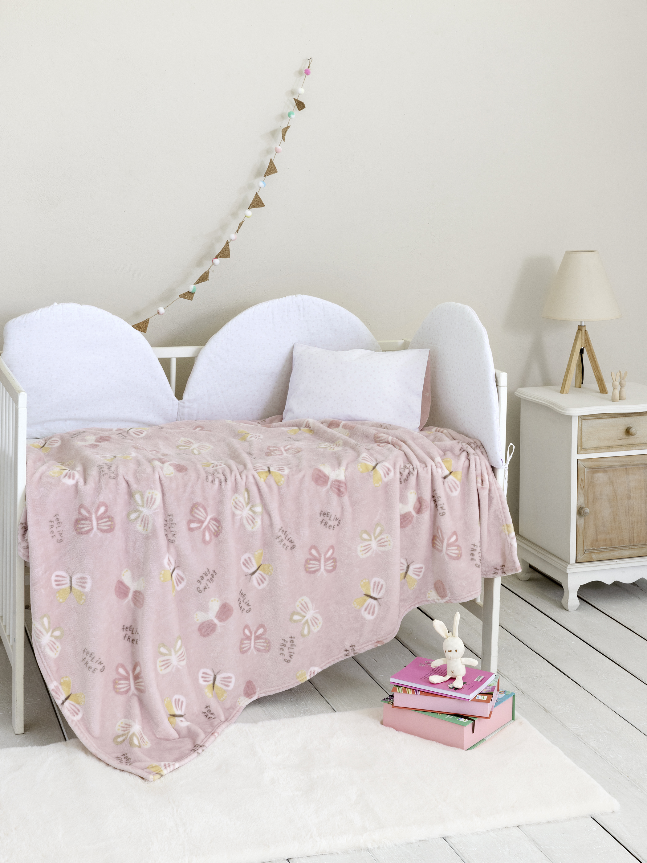 Κουβέρτα Κούνιας 110x150 - Papillon