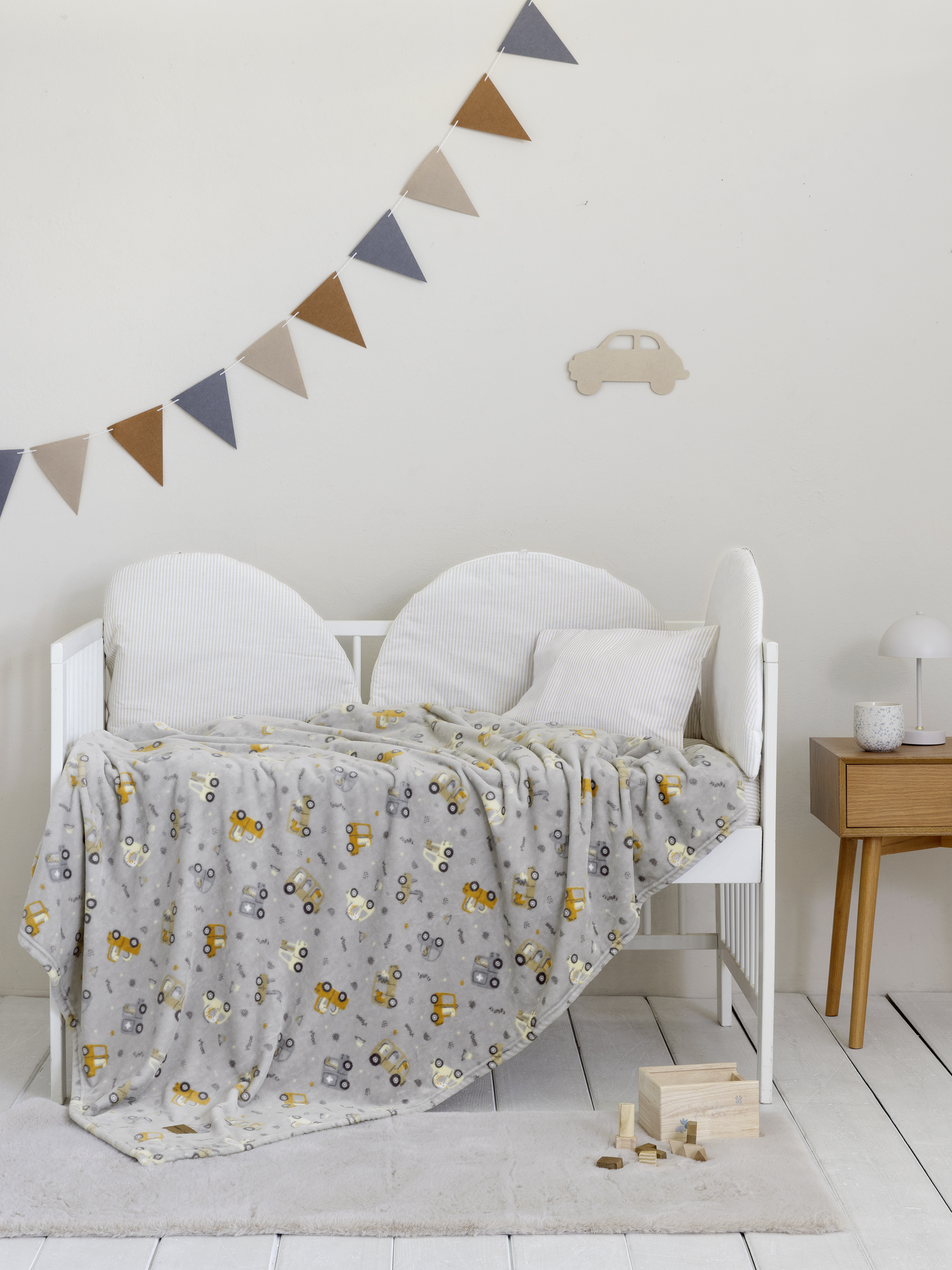 Κουβέρτα Κούνιας 110x150 - Dino Town