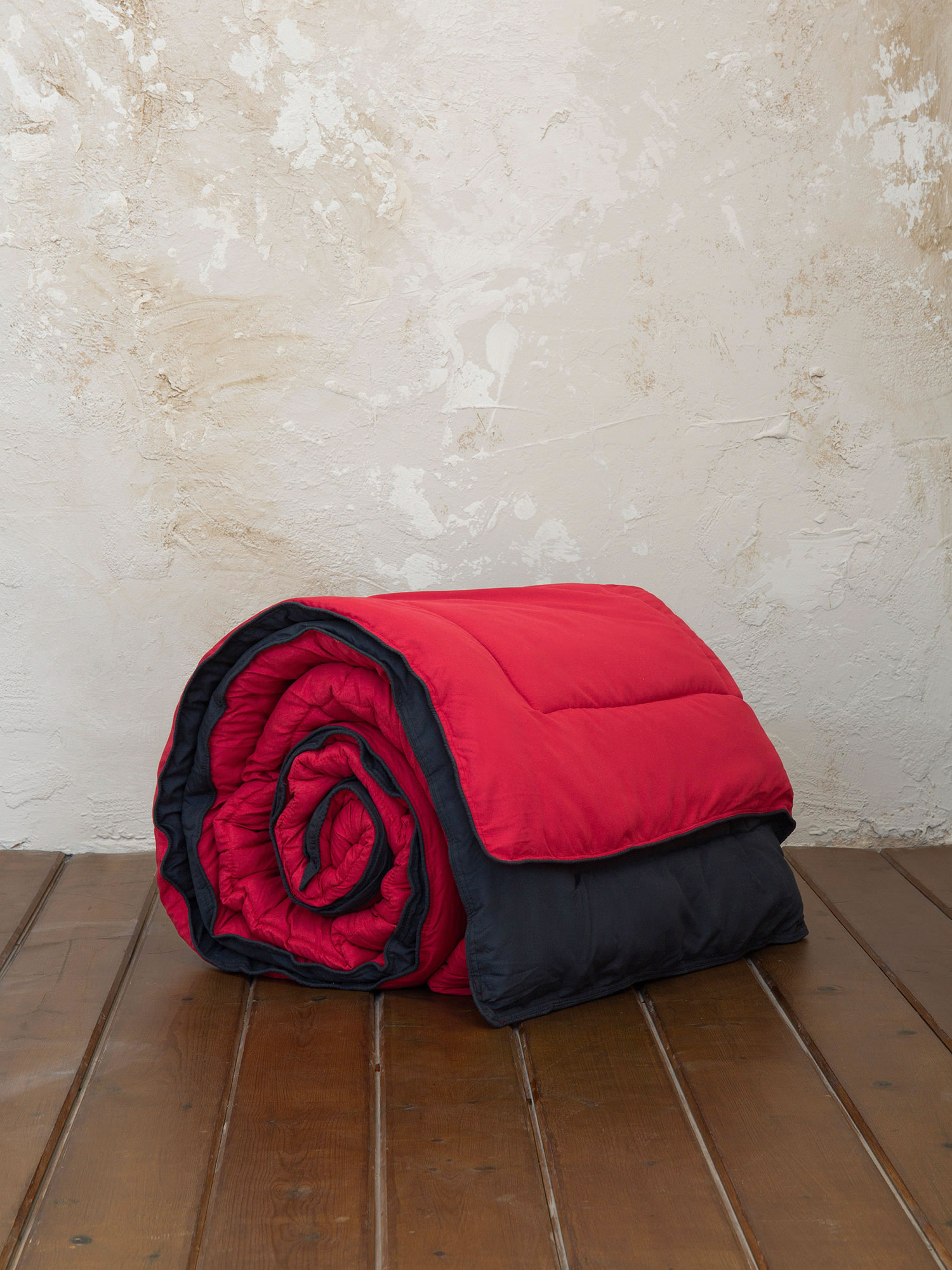 Πάπλωμα Μονό 160x240 Abalone - Ruby Red / Black